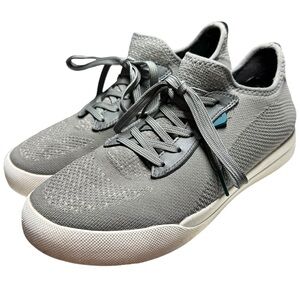 Vessi Weekend Sneakers Women's 9 Men's 8 Gray Knit Washable Lightweight Shoes